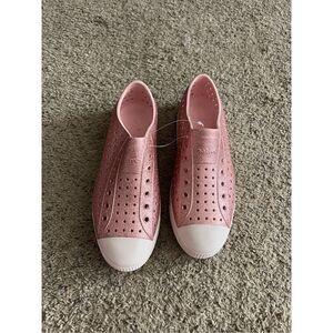 Native Shoes Jefferson Bling Pink Sparkly Shoes Size M11
